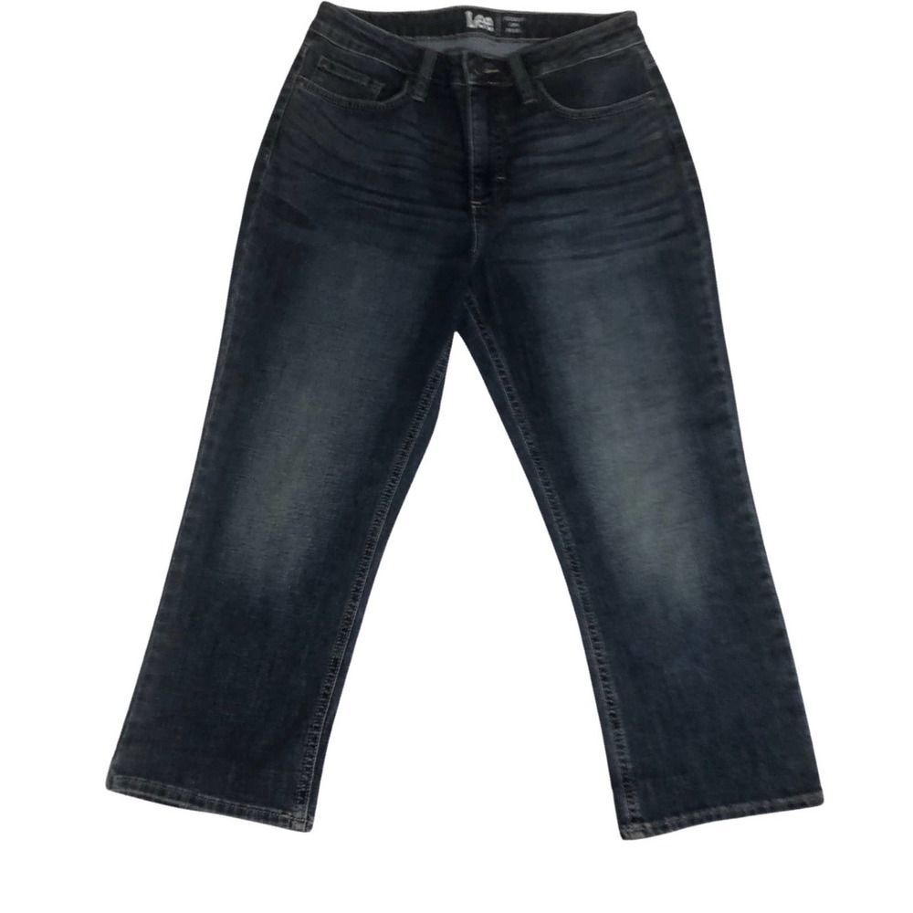 Lee NWOT Jean Capris 8M Denim Mid Rise Regular Fit